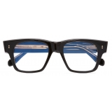 Cutler & Gross - 9690 Square Optical Glasses - Black on Crystal - Luxury - Cutler & Gross Eyewear