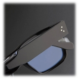 Cutler & Gross - 9690 Square Optical Glasses - Black on Crystal - Luxury - Cutler & Gross Eyewear