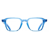 Cutler & Gross - GR07 Square Optical Glasses - Blue Crystal - Luxury - Cutler & Gross Eyewear