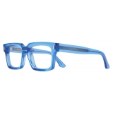 Cutler & Gross - 1386 Square Optical Glasses - Blue Crystal - Luxury - Cutler & Gross Eyewear