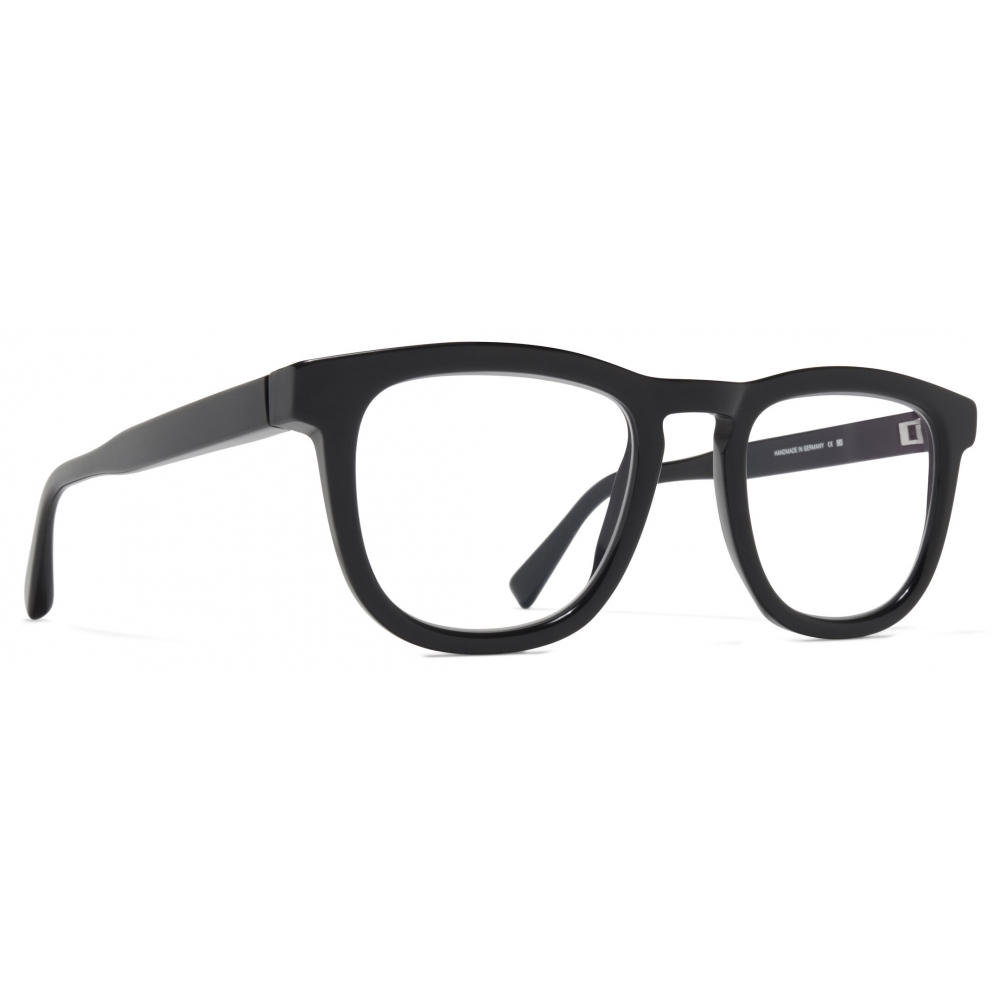 Mykita - Lerato - Acetate - Black Shiny Silver - Acetate Glasses ...