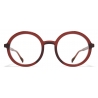 Mykita - Teema - Acetate - Pine Honey Silk Purple Brown - Acetate Glasses - Optical Glasses - Mykita Eyewear