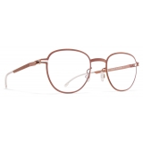 Mykita - ML09 - Mykita | Leica - Shiny Copper Leica Yellow Edge - Metal Collection - Optical Glasses - Mykita Eyewear