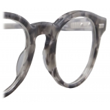 Thom Browne - Occhiali da Vista Rotondi in Acetato - Grigio - Thom Browne Eyewear