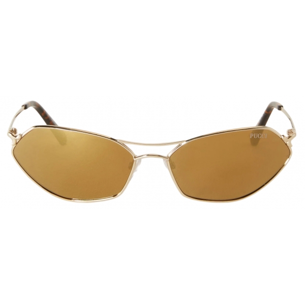 Emilio Pucci - Cat-Eye Sunglasses - Gold Brown - Sunglasses - Emilio Pucci Eyewear