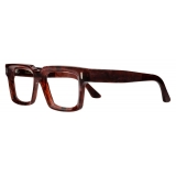 Cutler & Gross - 1386 Square Optical Glasses - Burgundy Marble - Luxury - Cutler & Gross Eyewear