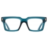 Cutler & Gross - 1386 Square Optical Glasses - Deep Teal - Luxury - Cutler & Gross Eyewear