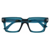 Cutler & Gross - 1386 Square Optical Glasses - Deep Teal - Luxury - Cutler & Gross Eyewear