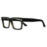 Cutler & Gross - 1386 Square Optical Glasses - Olive Green - Luxury - Cutler & Gross Eyewear