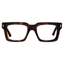 Cutler & Gross - 1386 Square Optical Glasses - Dark Turtle - Luxury - Cutler & Gross Eyewear