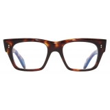 Cutler & Gross - 9690 Square Optical Glasses - Brown Havana - Luxury - Cutler & Gross Eyewear