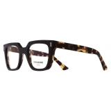 Cutler & Gross - 1305 Square Optical Glasses - Black on Camo - Luxury - Cutler & Gross Eyewear