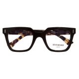 Cutler & Gross - 1305 Square Optical Glasses - Black on Camo - Luxury - Cutler & Gross Eyewear