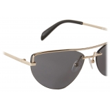 Emilio Pucci - Cat-Eye Sunglasses - Gold Smoke Grey Black - Sunglasses - Emilio Pucci Eyewear