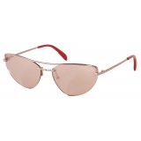 Emilio Pucci - Cat-Eye Sunglasses - Rose Pink, Ruby Red - Sunglasses - Emilio Pucci Eyewear
