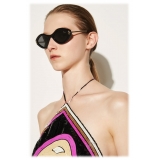 Emilio Pucci - Geometric Sunglasses - Black - Sunglasses - Emilio Pucci Eyewear