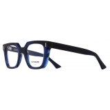 Cutler & Gross - 1305 Square Optical Glasses - Blue Navy - Luxury - Cutler & Gross Eyewear