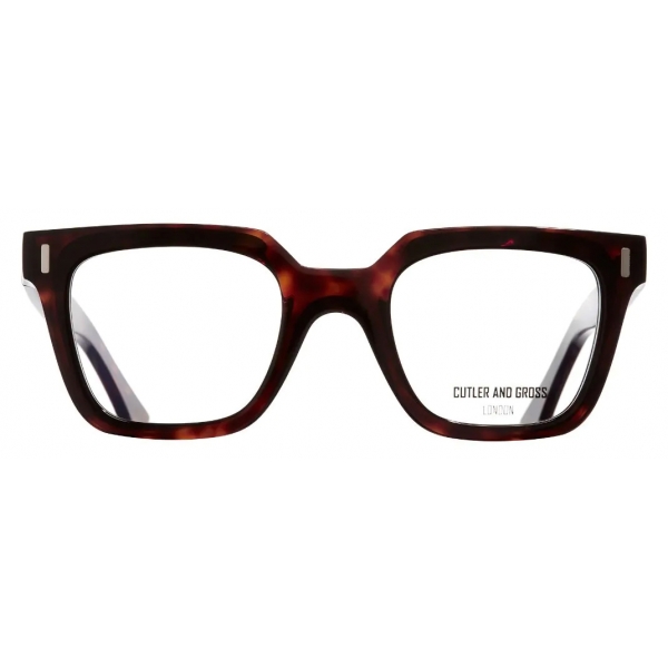 Cutler & Gross - 1305 Square Optical Glasses - Dark Turtle - Luxury - Cutler & Gross Eyewear