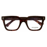 Cutler & Gross - 1305 Square Optical Glasses - Dark Turtle - Luxury - Cutler & Gross Eyewear