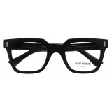 Cutler & Gross - 1305 Square Optical Glasses - Black on Blue - Luxury - Cutler & Gross Eyewear