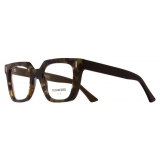 Cutler & Gross - 1305 Square Optical Glasses - Green Camo on Black - Luxury - Cutler & Gross Eyewear