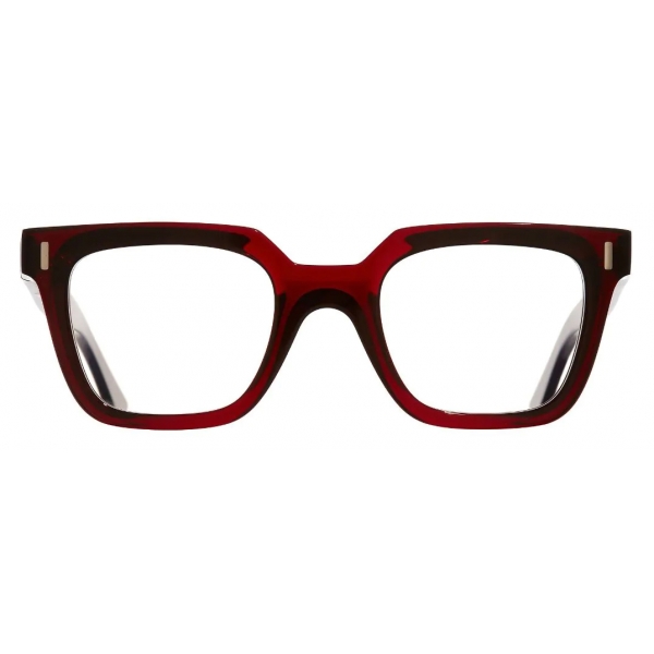 Cutler & Gross - 1305 Square Optical Glasses - Burgundy - Luxury - Cutler & Gross Eyewear