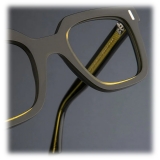 Cutler & Gross - 1305 Square Optical Glasses - Yellow on Black - Luxury - Cutler & Gross Eyewear