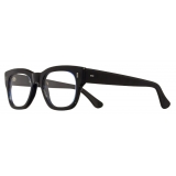 Cutler & Gross - 0772 Square Optical Glasses - Blue on Black - Luxury - Cutler & Gross Eyewear