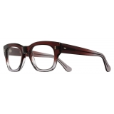 Cutler & Gross - 0772 Square Optical Glasses - Grad Sherry - Luxury - Cutler & Gross Eyewear