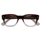 Cutler & Gross - 0772 Square Optical Glasses - Grad Sherry - Luxury - Cutler & Gross Eyewear