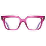 Cutler & Gross - 9347 Square Optical Glasses - Opal Fuchsia - Luxury - Cutler & Gross Eyewear