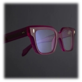 Cutler & Gross - 9347 Square Optical Glasses - Opal Fuchsia - Luxury - Cutler & Gross Eyewear