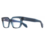 Cutler & Gross - 9347 Square Optical Glasses - Deep Blue - Luxury - Cutler & Gross Eyewear