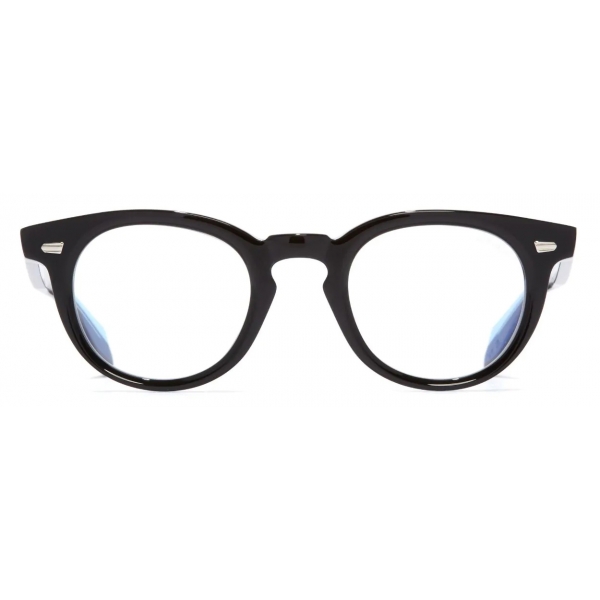 Cutler & Gross - 1405 Round Optical Glasses - Black on Olive - Luxury - Cutler & Gross Eyewear