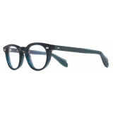 Cutler & Gross - 1405 Round Optical Glasses - Opal Teal - Luxury - Cutler & Gross Eyewear