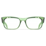 Cutler & Gross - The Great Frog Dagger Square Optical Glasses - Leaf Green - Luxury - Cutler & Gross Eyewear