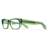Cutler & Gross - The Great Frog Dagger Square Optical Glasses - Leaf Green - Luxury - Cutler & Gross Eyewear