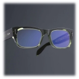 Cutler & Gross - The Great Frog Dagger Square Optical Glasses - Leaf Green - Luxury - Cutler & Gross Eyewear