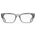 Cutler & Gross - The Great Frog Dagger Square Optical Glasses - Pewter Grey - Luxury - Cutler & Gross Eyewear