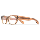 Cutler & Gross - The Great Frog Dagger Square Optical Glasses - Cola Crystal - Luxury - Cutler & Gross Eyewear