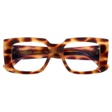 Cutler & Gross - The Great Frog Mini Reaper Square Optical Glasses - Leopard Havana - Luxury - Cutler & Gross Eyewear