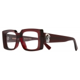 Cutler & Gross - The Great Frog Mini Reaper Square Optical Glasses - Bordeaux - Luxury - Cutler & Gross Eyewear