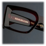 Cutler & Gross - The Great Frog Mini Reaper Square Optical Glasses - Bordeaux - Luxury - Cutler & Gross Eyewear