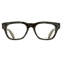 Cutler & Gross - The Great Frog Crossbones Square Optical Glasses - Leopard on Black - Luxury - Cutler & Gross Eyewear