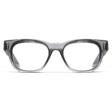 Cutler & Gross - The Great Frog Crossbones Square Optical Glasses - Pewter Grey - Luxury - Cutler & Gross Eyewear