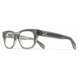 Cutler & Gross - The Great Frog Crossbones Square Optical Glasses - Pewter Grey - Luxury - Cutler & Gross Eyewear