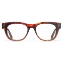 Cutler & Gross - The Great Frog Crossbones Square Optical Glasses - Tiger Eye Havana - Luxury - Cutler & Gross Eyewear