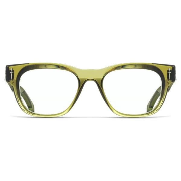 Cutler & Gross - The Great Frog Crossbones Square Optical Glasses - Olive - Luxury - Cutler & Gross Eyewear