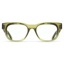 Cutler & Gross - The Great Frog Crossbones Square Optical Glasses - Olive - Luxury - Cutler & Gross Eyewear