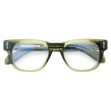 Cutler & Gross - The Great Frog Crossbones Square Optical Glasses - Olive - Luxury - Cutler & Gross Eyewear